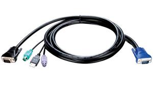 کابل سوئیچ مانیتور 1.8 متری دی لینک PS2/USB KVM CABLE FOR KVM SWITCHES