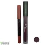 ست رژ و مداد لب هدی بیوتی  Huda Beauty Lipstick And Lip Liner Set No12