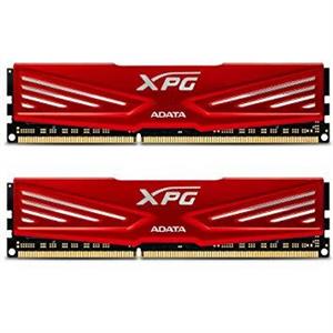 رم کامپیوتر RAM: A-Data XPG V1 2×8GB=16GB DDR3 1866MHz CL10 Red