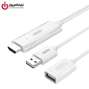 کابل MHL تبدیل USB به HDMI یونیتک مدلM101AWH   