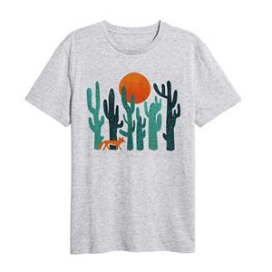 تی شرت مردانه ماسادیزان مدل کویر سبز کد 283 Masa Design T Shirt Green Desert 283