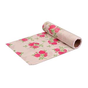 سفره یکبار مصرف پنگوئن مدل گل نسترن- رول 10 متری - بسته 3 عددی