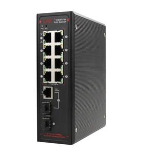 سوییچ صنعتی POE هوشمند 8 پورت 10/100 و 1 پورت فیبر نوری SFP و 1پورت Combo اس ای ایی SAE-IPE4400F-SSFP