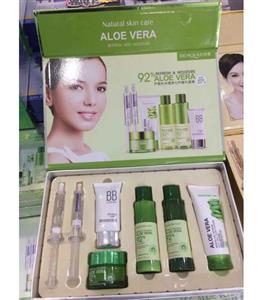 پکیج تخصصی مراقبت از پوست تغذیه کننده بیوآکوا bioaqia aloe vera skin care set nourishing moisturizing 