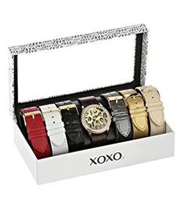 ساعت مچی زنانه ایکس او ایکس او 9066 با 7 بند قابل تعویض XOXO Women s XO9066 Watch with 7 Interchangeable Bands