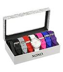 XOXO Women s XO9043 Watch with 7 Interchangeable Bands