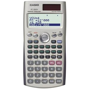 ماشین حساب کاسیو FC 200 V Casio Calculator 