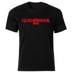 تیشرت آستین کوتاه مردانه بلک اند وایت طرح God of War کد BR6000