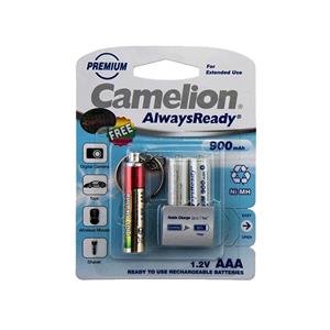 باتری نیم قلمی قابل شارژ Camelion Always Ready 900mAh AAA 