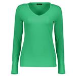 تی شرت زنانه سیاوود مدل VNECK-W-LSBS-GREEN