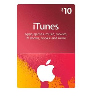 گیفت کارت 10 دلاری ایتونز Apple iTunes Dollars Gift Card 