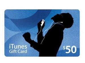 گیفت کارت 50 دلاری آیتونز Apple iTunes 50 Dollars Gift Card