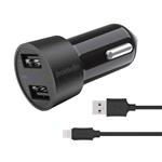 Porodo PD-M8J622T Car Charger With Lightning Cable