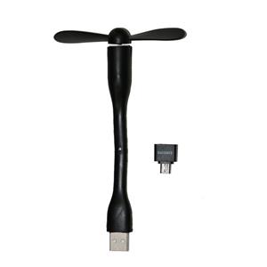 پنکه همراه چائودانگ مدل Mini USB به همراه مبدل USB به micro USB 