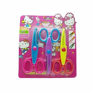 ست قیچی طرحدار کیدونه مدل Hello kitty -p1
