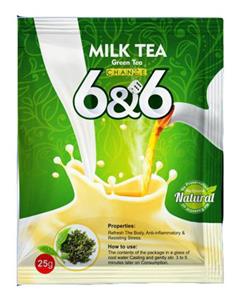 شش و شش بسته 20 عددی شیر چای سبز