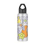 قمقمه 0.7 لیتر ترموس مدل اینتک طرح صلح Thermos Steel Water Bottle 0.7 Liter Intak Series Peace