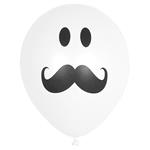 بادکنک بانیبو مدل White Mustache بسته 40 عددی