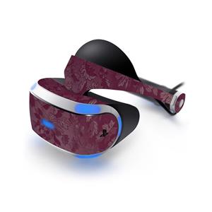 برچسب ماهوت مدل گل‌های وحشی زرشکی مناسب برای عینک واقعیت مجازی  PlayStation VR MAHOOT Red wild Flower Sticker - PlayStation VR