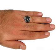 انگشتر نقره مردانه درشت ایتالیایی برند آدیداس لوکس _کد:9701