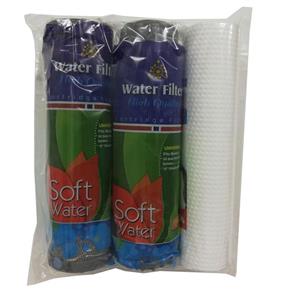 پک فیلتر تصفیه آب سافت واتر مدل جوی واتر بسته 3 عددی soft water 3stage filte pack