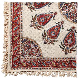 قلمکاری  سفره قلمکار گالری مثالین کد 301009 سایز 120 × 120 سانتی متر -