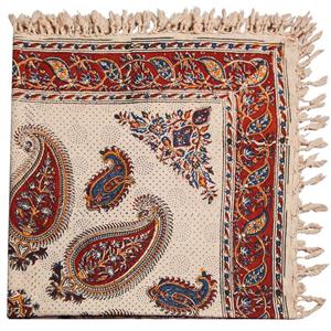 قلمکاری  سفره قلمکار گالری مثالین کد 301021 سایز 100 × 100 سانتی متر -