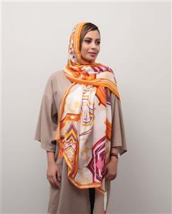 شال نخی طرح دار