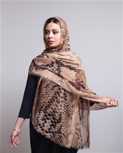 شال نخی پوست ماری