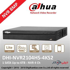 ضبط کننده ویدیویی تحت شبکه NVR داهوا مدل DHI-NVR2104HS-4KS2   