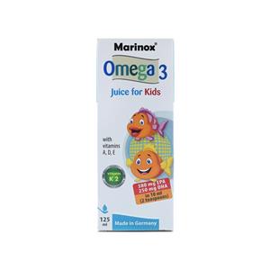 شربت امگا 3 برای کودکان مارینوکس 125 میلی لیتر Marinox Omega 3 Juice For Kids 125 ml