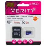 رم وریتی Verity Micro U3 80MB/S 64GB