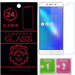 محافظ صفحه نمایش شیشه ای لاین مدل 2.5D مناسب برای گوشی ایسوس Zenfone 3 Max ZC553KL LION 2.5D Full Glass Screen Protector For Asus Zenfone 3 Max ZC553KL