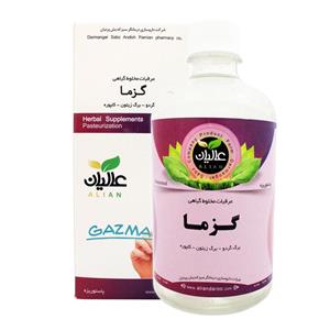 عرقیات مخلوط گیاهی گزما عالیان دیابت Alian Gazma Herbal Supplements 