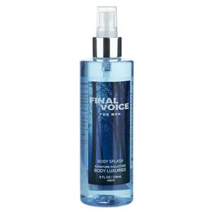 اسپری خوشبو کننده بدن مردانه بادی لاکچری مدل Final Voice حجم 236 میلی لیتر Body Luxuries Spray For Men 236ml 