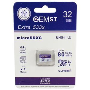 رم Gemfast Micro U1 80MB/S 32GB بدون خشاب 