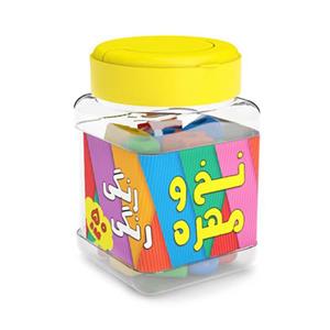 نخ و مهره رنگی رنگی 50 تایی