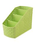 Bluelans Plastic 4 Grids Office Storage Box Green