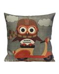 Bluelans Owl Car Cushion Cover (Multicolor)