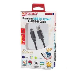 کابل تبدیل Type C به USB3 پرومیت مدل uniLink CB طول 1 متر 