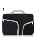 Bluelans Notebook Laptop Sleeve Case Carry Bag Zipper Pouch Cover for Apple 11 13 15 Inch 15 (Black)