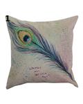 Bluelans Home Decor Sofa Bed Peacock Square Linen Pillow Case  1