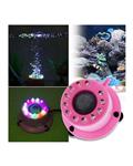 Bluelans Mini Aquarium Fish Tank Colorful Bubble Lamp LED Submersible Light with 12 LEDs