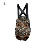 Bluelans Pet Dog Canvas Front Tote Carrier S (Leopard)