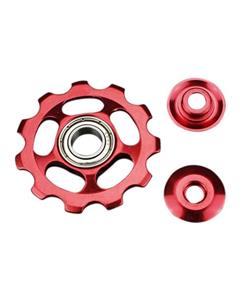 Bluelans MTB 11T Bike Road Bicycle Rear Derailleur Aluminum Alloy Pulley Jockey Wheel Red 