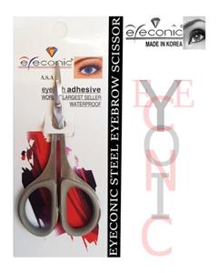 Eyeconic قیچی ابرو سرکج استیل دسته لاکی آیکونیک 