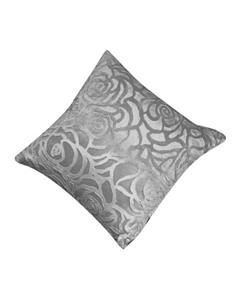 Bluelans Floral Throw Pillow Case (Gray) 
