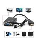 Bluelans HDMI Male to VGA with Audio HD Video Cable Converter Adapter 1080P for PC