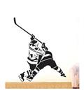 Bluelans Fashion Ice Hockey Player Sports Removable Decal DIY Art Mural Wall Sticker