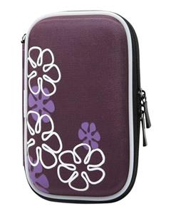 Bluelans Flower Shockproof Protect Case Bag for Headset 2.5   Portable Hard Drive - Purple 